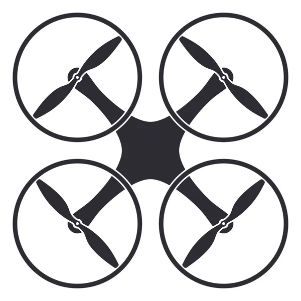 Vector drone icon — Stock Vector