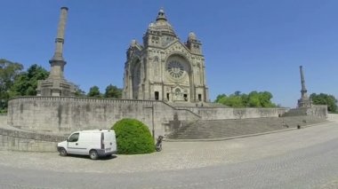 Viana do Castelo (Kuzey Portekiz bazilika Santa Luzia)