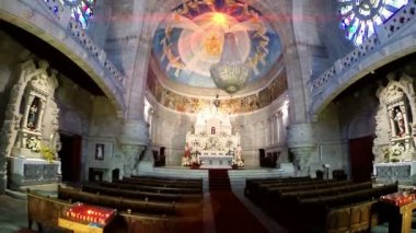 Viana do Castelo (Kuzey Portekiz bazilika Santa Luzia)