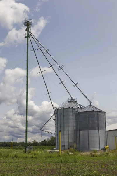 Granja Silo — Foto de Stock