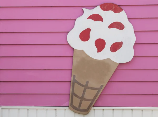 Icecream Cone Sign — Stock Photo, Image