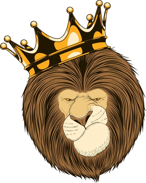 Lion roi des bêtes — Image vectorielle