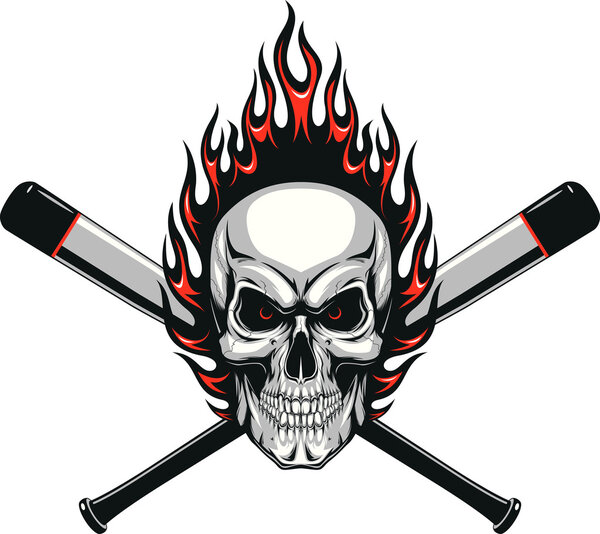 Череп бейсбольного зла
