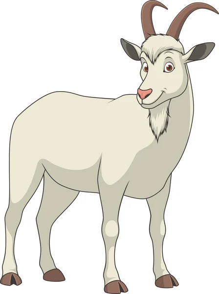 Volwassen grappige geit — Stockvector
