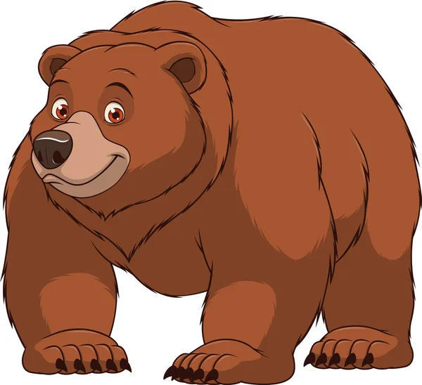 Funny big bear — Stock Vector