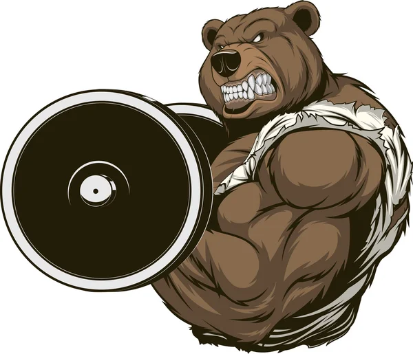 Strong ferocious bear — Stock Illustration Strong ferocious bear Stock Illustration