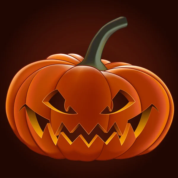Tökfej Halloweenre — Stock Vector
