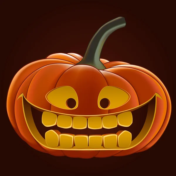 Citrouille pour Halloween — Image vectorielle