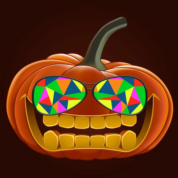 Tökfej Halloweenre — Stock Vector