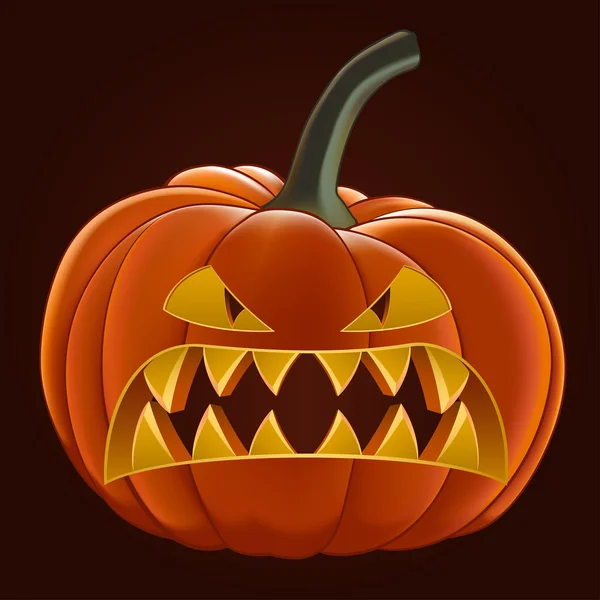 Calabaza para Halloween — Vector de stock