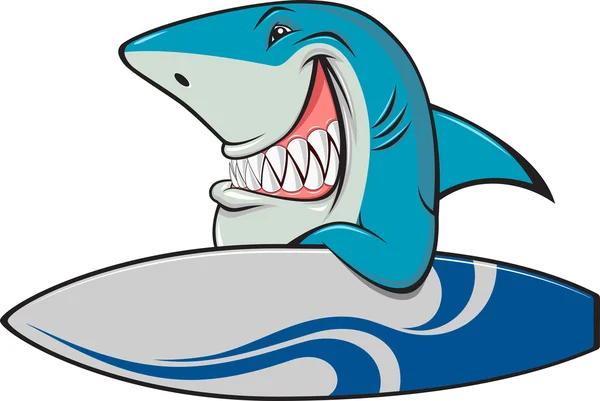Tiburón blanco — Archivo Imágenes Vectoriales