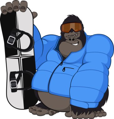 Maymun ve Snowboard