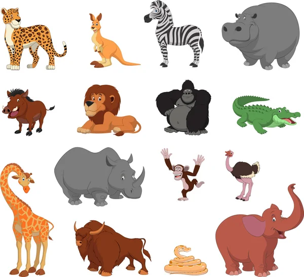 Funny animals Vector Graphics