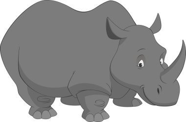 Funny rhino