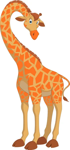 Komik zürafa — Stok Vektör