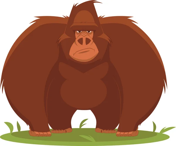 Funny monkey — Stock Vector