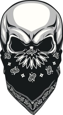 kafatası bandana