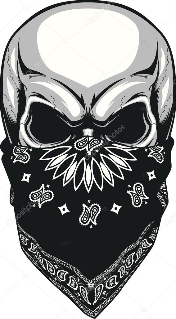 Skull bandana