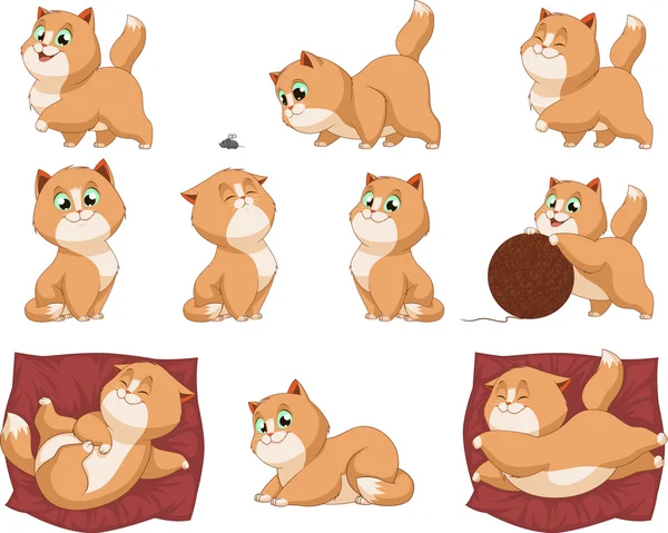 Srandovní koťata Stock Ilustrace