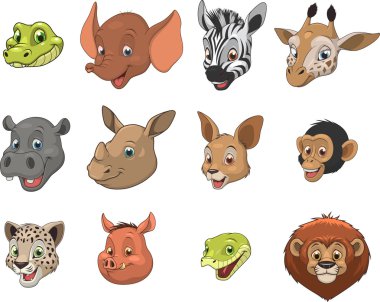 Komik çocuklar hayvanlar