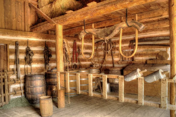 Vintage Barn Interior — Stock Photo, Image