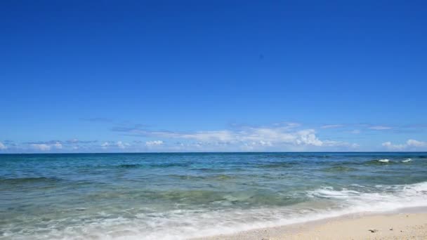 Hermosa playa en verano — Vídeo de stock