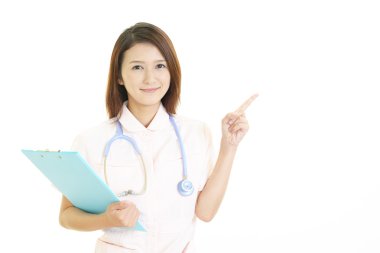 kadın hemşire portresi