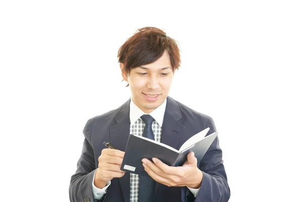 Sonriente asiático hombre de negocios — Foto de Stock