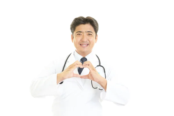 Χαμογελώντας ασιατική ιατρική γιατρός — Φωτογραφία Αρχείου