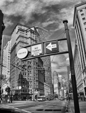 SAN FRANCISCO, CA - OCT 2, 2011: Mimarlar Daniel Burnham ve John Root tarafından tasarlanan Ritz-Carlton Varış Kulübü Vintage Binası