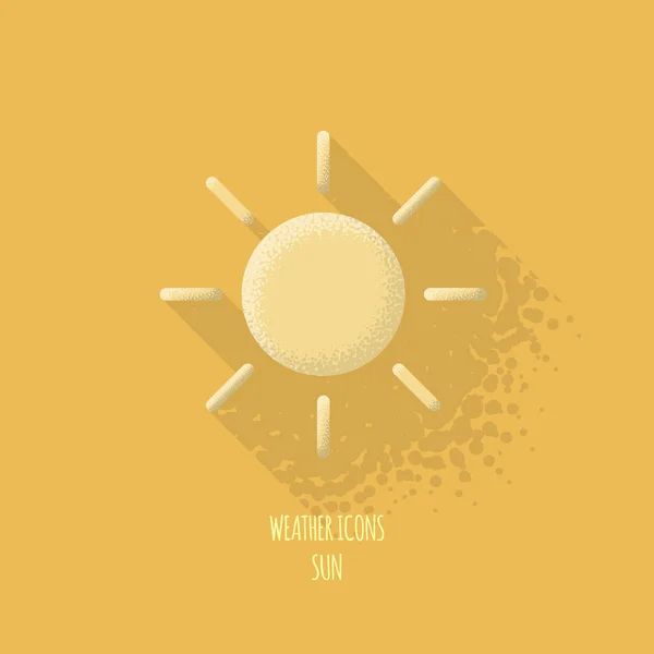 Sol väder ikon — Stock vektor