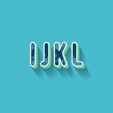I J K L - 3D Plastique Alphabet