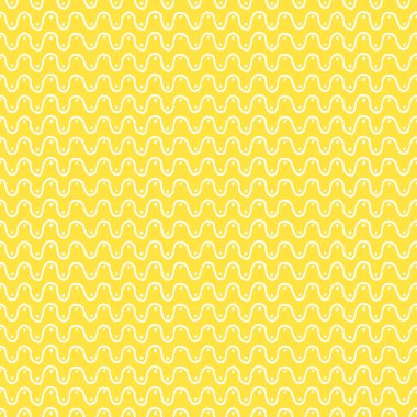 White Lines with Dots Pattern on Yellow Background