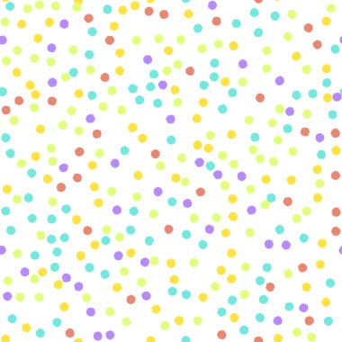 Stipple Seamless Pattern Made from Little Dots