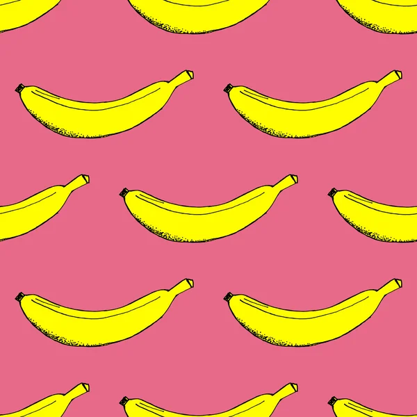 Hand Drawn Seamless Fruits Pattern — 스톡 벡터