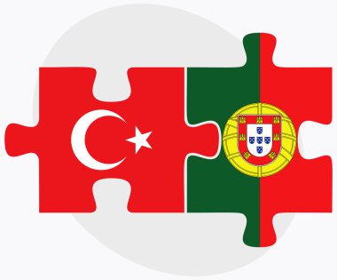 Türkiye ve Portekiz bayrakları
