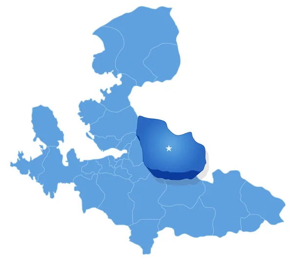 Map of Izmir - Kemalpasa is pulled out — Stock Illustration Map of Izmir - Kemalpasa is pulled out Vector Graphics