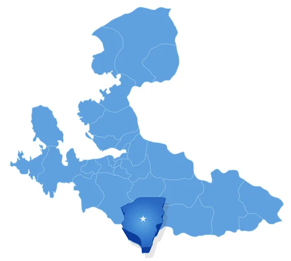 Map of Izmir - Selcuk is pulled out — Stock Illustration Map of Izmir - Selcuk is pulled out Royalty Free Stock Illustrations
