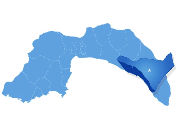 Map of Antalya - Alanya is pulled out — Stock Illustration Map of Antalya - Alanya is pulled out Royalty Free Stock Illustrations