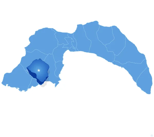 Map of Antalya - Finike is pulled out — Stock Illustration Map of Antalya - Finike is pulled out Royalty Free Stock Illustrations