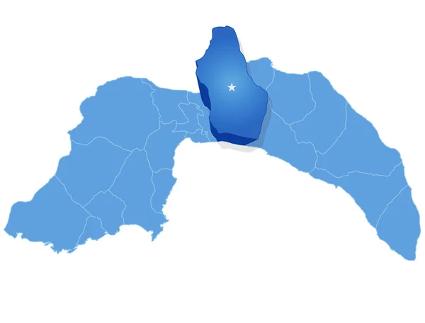Map of Antalya - Serik is pulled out — Stock Illustration Map of Antalya - Serik is pulled out Royalty Free Stock Vectors
