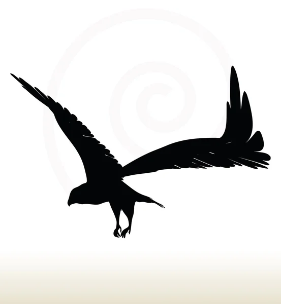 Eagle siluett — Stock vektor