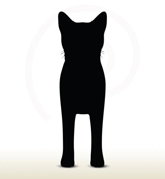 Kattensilhouet — Stockvector