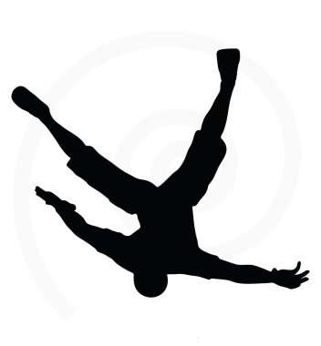 Beyaz arkaplanda insan silueti izole edildi