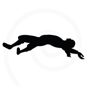 Üst düzey climber erkeği çizimi