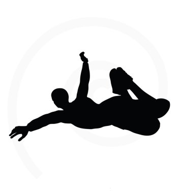 Beyaz arkaplanda insan silueti izole edildi