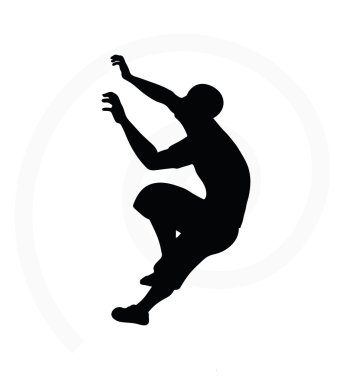 Üst düzey climber erkeği çizimi 