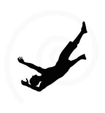 Üst düzey climber erkeği çizimi 