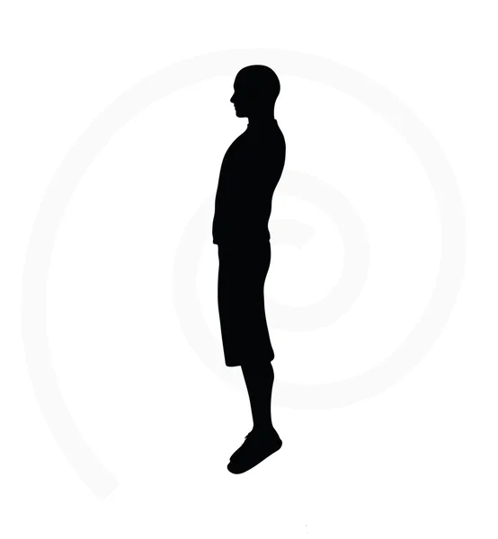 Silhouette homme — Image vectorielle