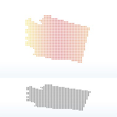 ABD Washington eyaleti nokta desenli Haritası